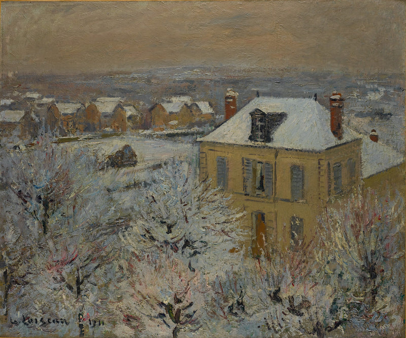 Dom zimą - Gustave Loiseau