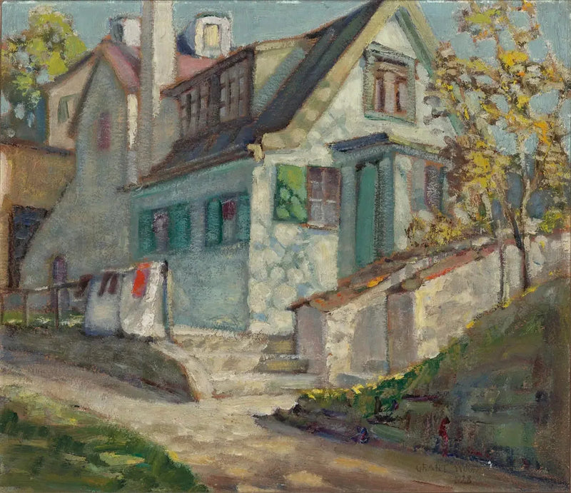 Słoneczny dom - Grant Wood