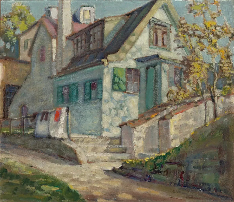 Słoneczny dom - Grant Wood