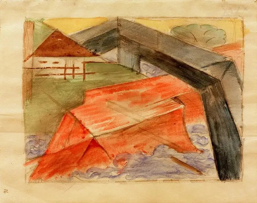 Dom i most - Franz Marc
