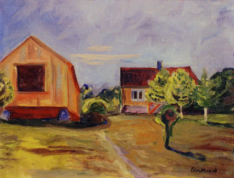 dom i studio Muncha w Åsgardstrand - Edvard Munch