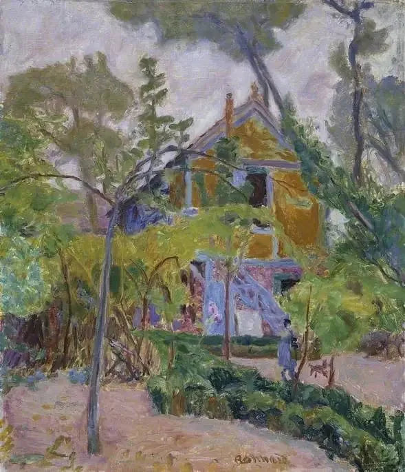 Dom wśród drzew - Pierre Bonnard