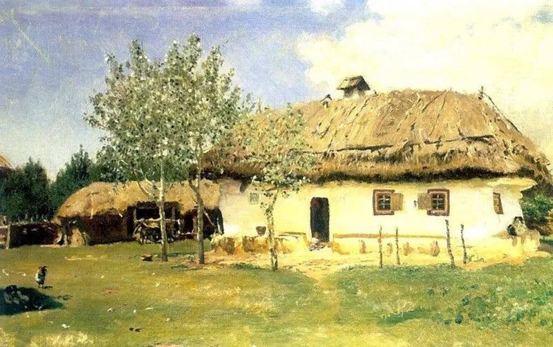 Ukrainski wiejski dom - Ilya Repin