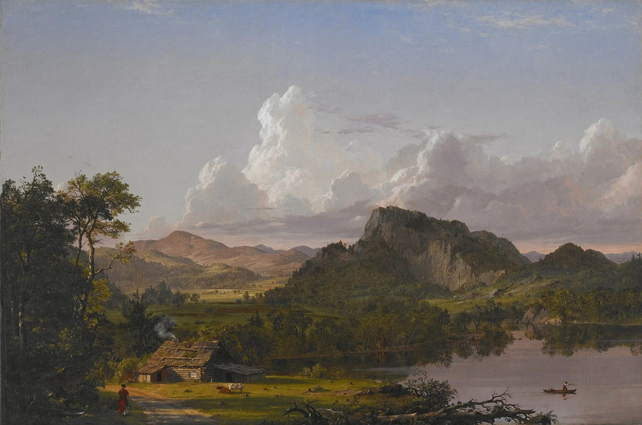 Dom nad jeziorem - Frederic Edwin Church