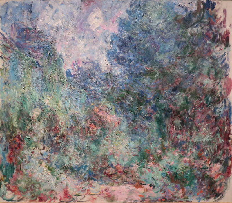 Dom widziany z ogrodu różanego - Claude Monet