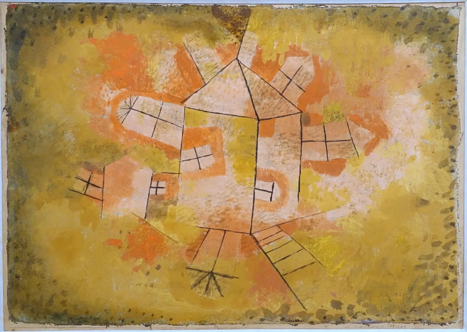 Maison tournante - Paul Klee image 1 reproduction artisanale de tableau