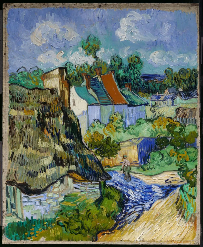Domy w Auvers - Vincent van Gogh