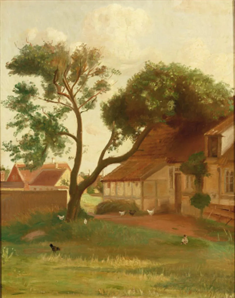 Maisons à Skagen. - Michael Peter Ancher