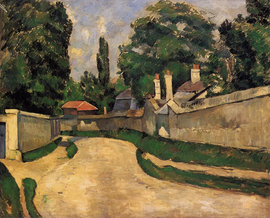 Domy przy drodze, I - Paul Cézanne