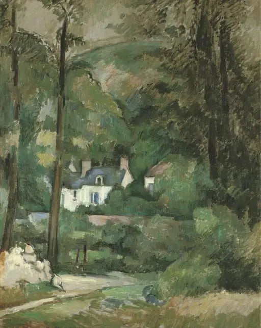 Domy w Chou, w Pontoise - Paul Cézanne