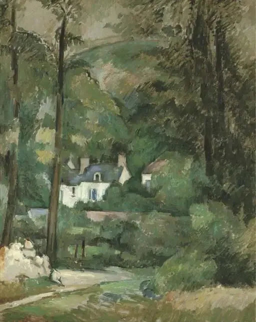 Domy w Chou, w Pontoise - Paul Cézanne