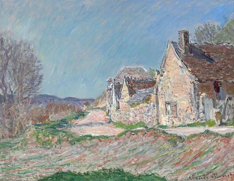 Domy przy drodze W972 - Claude Monet