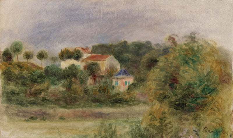 Domy w parku - Pierre-Auguste Renoir