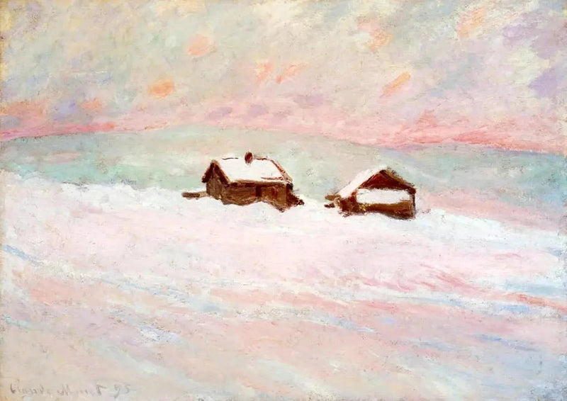 Domy na śniegu, Denver W1394 - Claude Monet