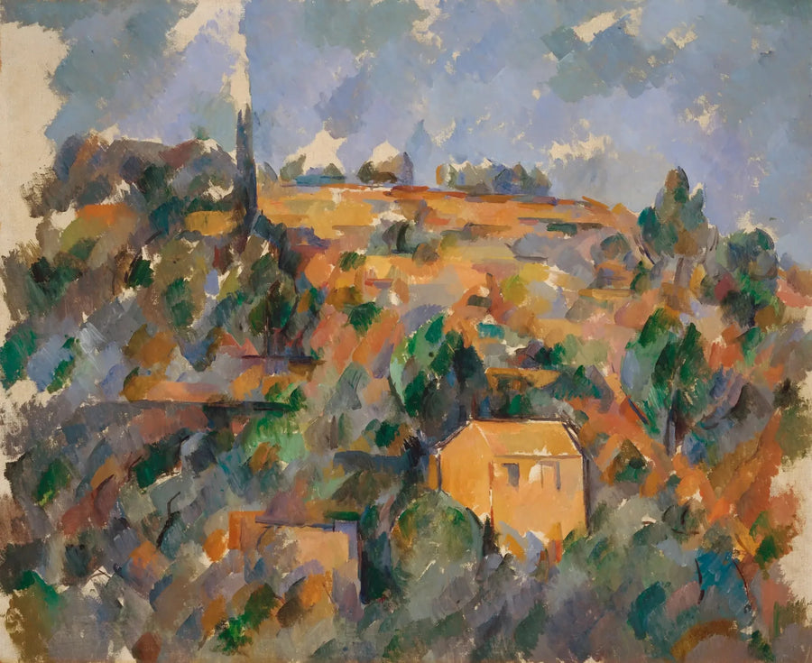 Domy na wzgórzu, Prowansja - Paul Cézanne