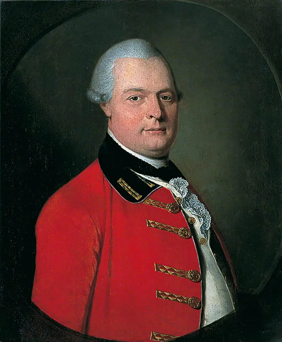 Major George Leathes, Królewskie Dragony - John Singleton Copley