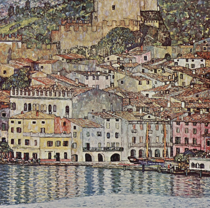 Malcesine nad jeziorem Garda - Gustav Klimt