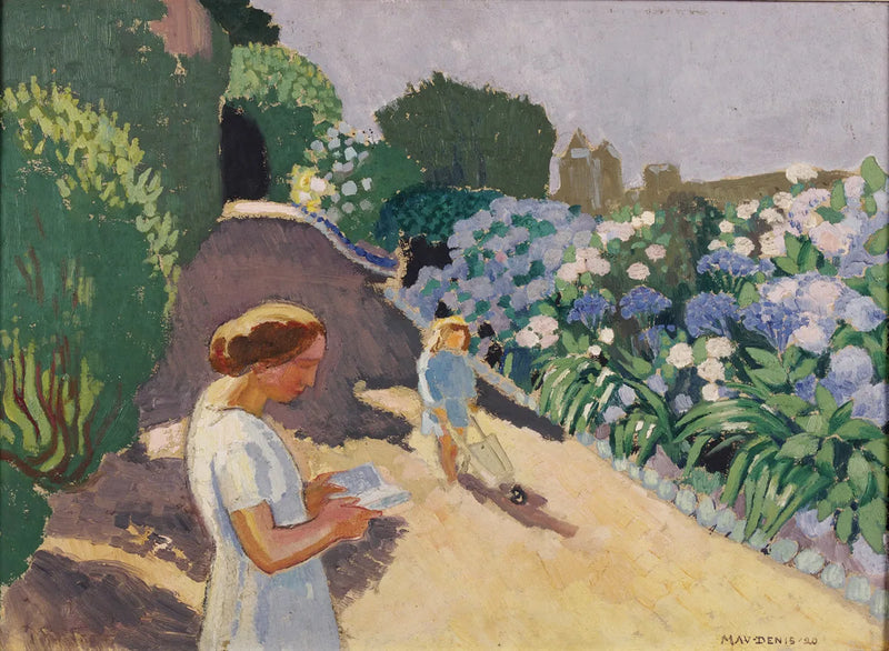 Malon i hortensje - Maurice Denis