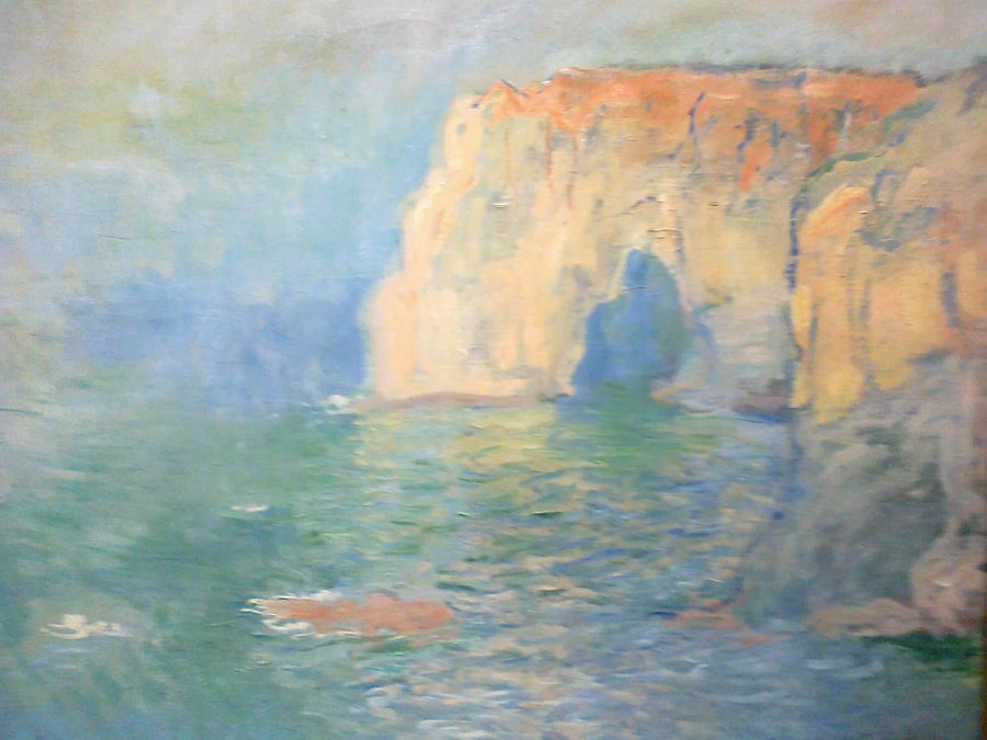 Étretat, la Manneporte, refleksje na temat wody W1038 - Claude Monet