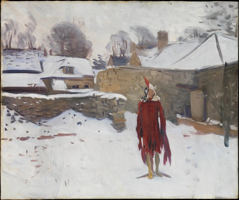 Manekin w śniegu - John Singer Sargent