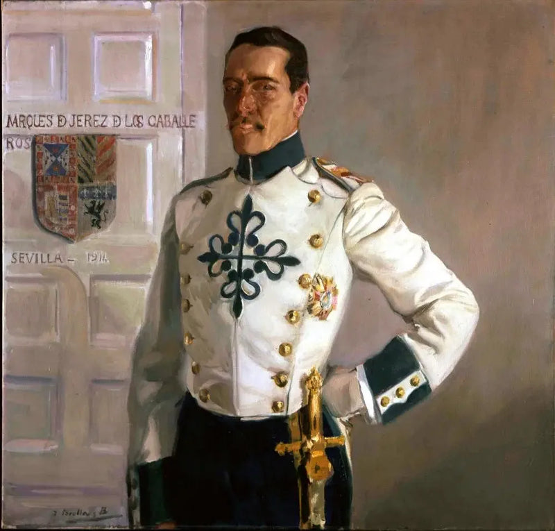 Manuel Pérez de Guzmán i Boza Liaño Aubarede, markiz Jerez de los Caballeros - Joaquín Sorolla
