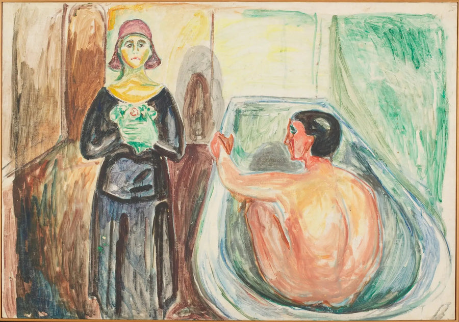 Marat w kąpieli i Charlotte Corday - Edvard Munch