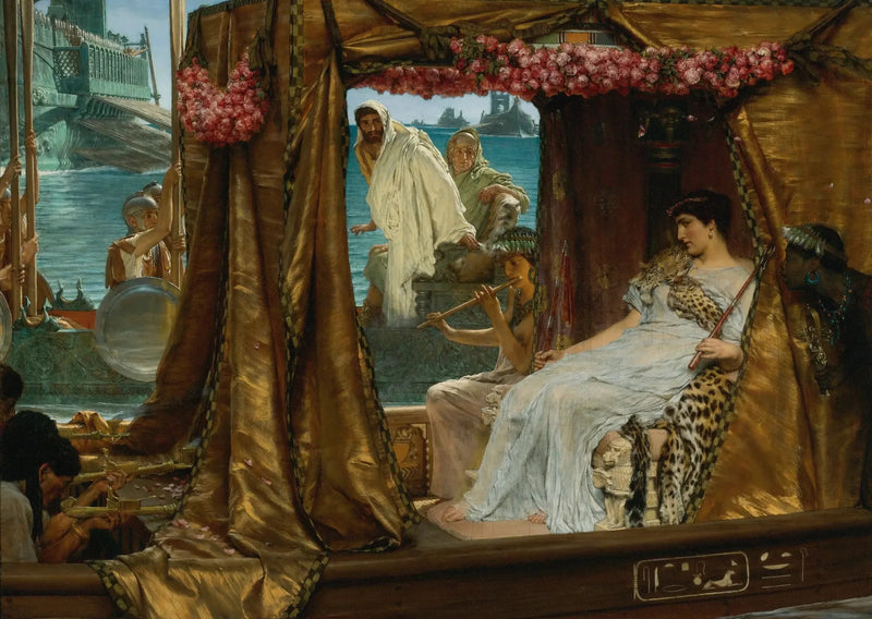  Marek Antoniusz i Kleopatra - Lawrence Alma-Tadema