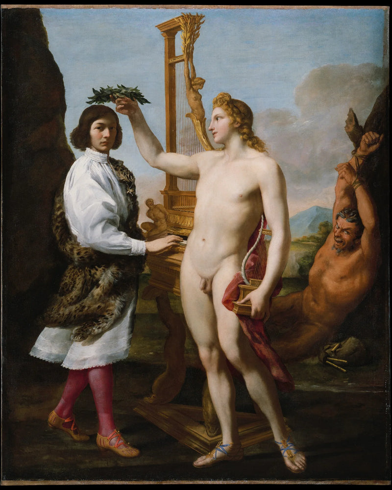 Marcantonio Pasqualini (1614-1691) koronowany przez Apolla - Andrea Sacchi