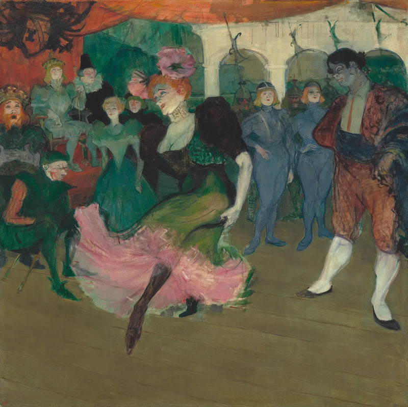 Marcelle Lender tańcząca Bolero w Chilpéric - Henri de Toulouse-Lautrec