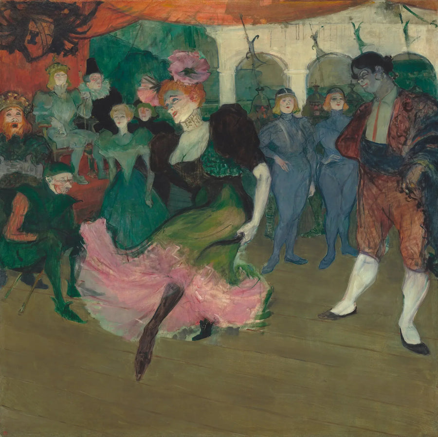 Marcelle Lender tańcząca Bolero w Chilpéric - Henri de Toulouse-Lautrec
