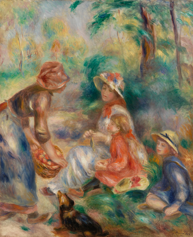 Sprzedawca jabłek (Handlarka jabłek) - Pierre-Auguste Renoir