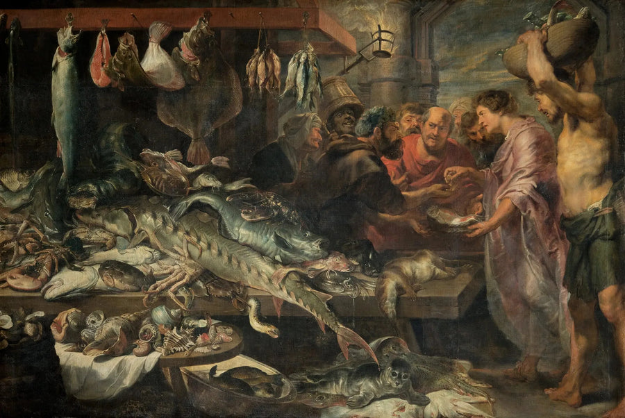 Targ rybny (Srebro daniny?) - Antoine van Dyck