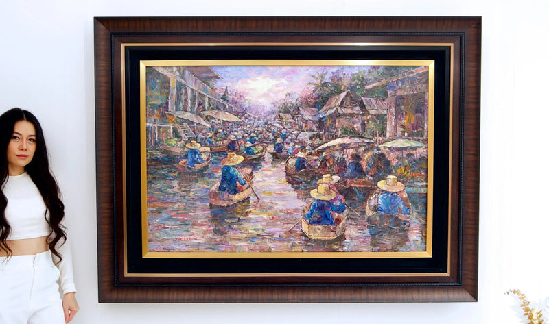 Pływający targ   | 145x105 cm