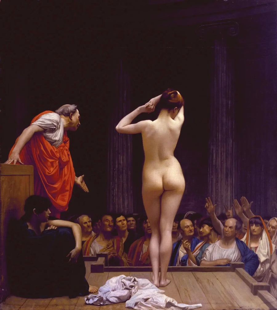 Rzymski targ niewolników - Jean-Léon Gérôme