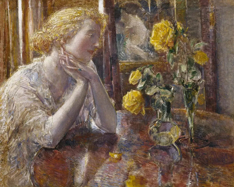 Róże Maréchal Niel - Childe Hassam