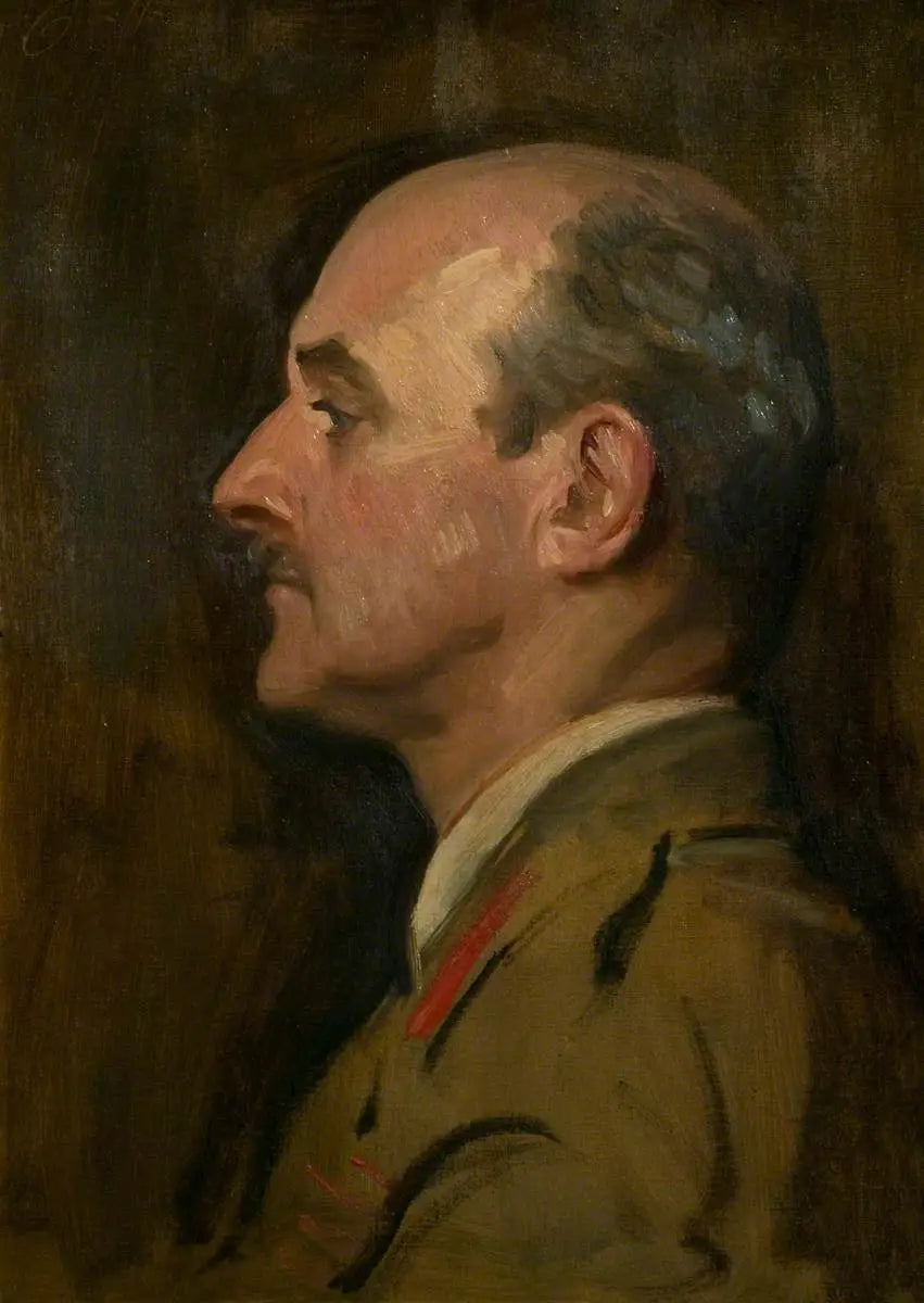 Reproduction du tableau « Maréchal vicomte Allenby (1861–1936), GCB, GCMG (esquisse) - John Singer Sargent » par Alpha Reproduction en peinture à l’huile