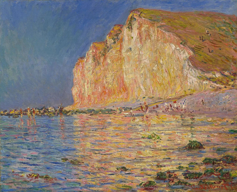 Odpływ w Petites-Dalles - Claude Monet