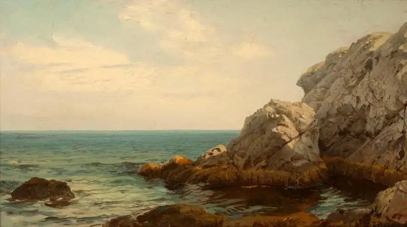 Niski przypływ, Newport, Rhode Island - William Trost Richards