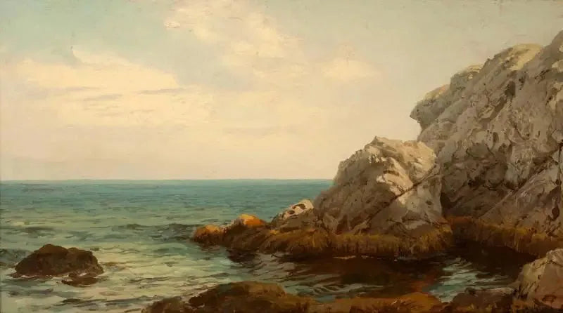 Niski przypływ, Newport, Rhode Island - William Trost Richards