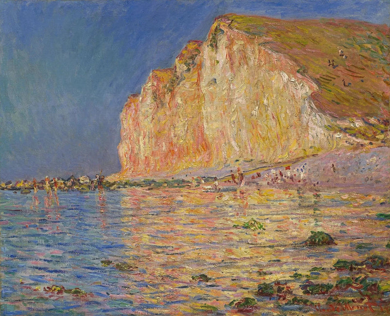 Niski przypływ w Petites-Dalles W905 - Claude Monet