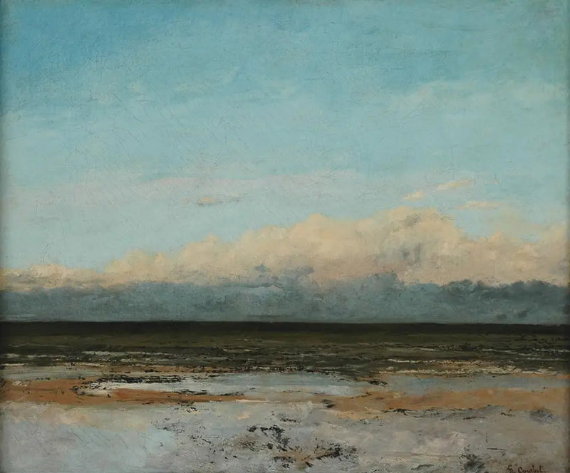 Wzrastająca fala - Gustave Courbet