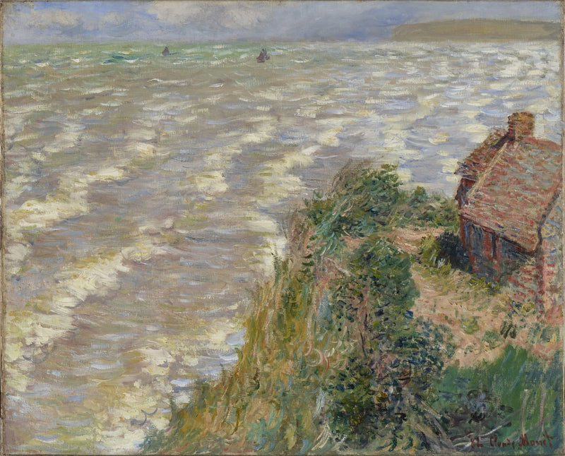 Przypływ w Pourville - Claude Monet