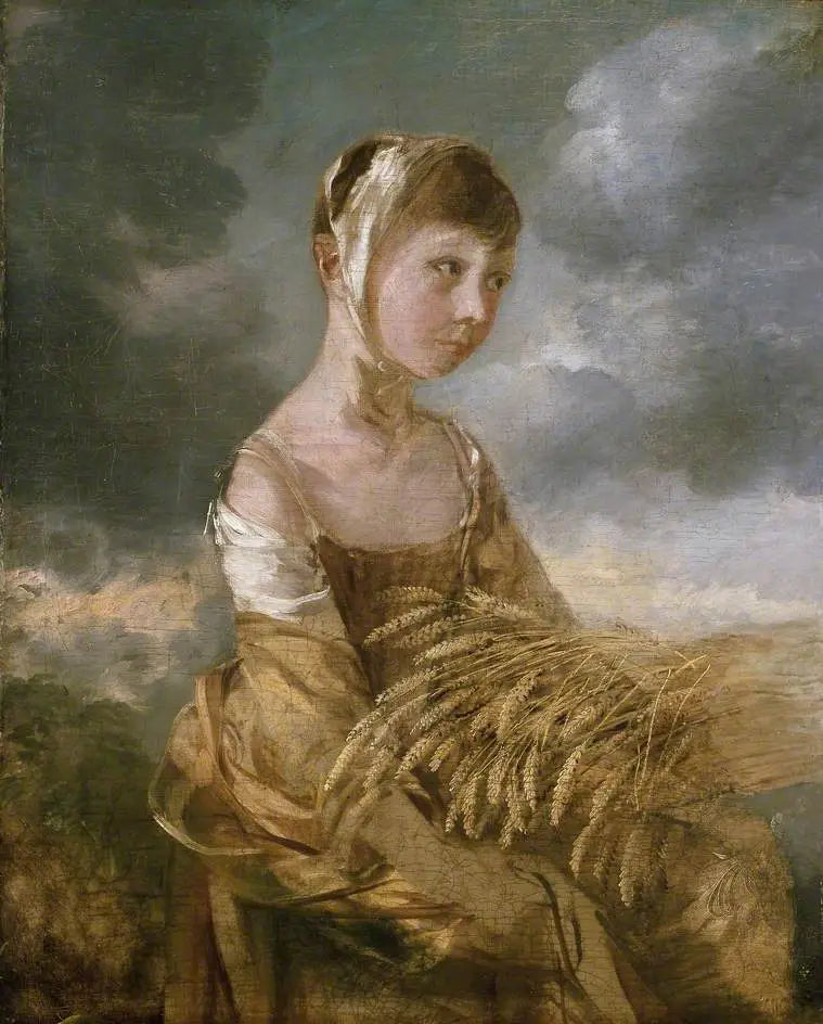 Margaret Gainsborough z glanami - Thomas Gainsborough