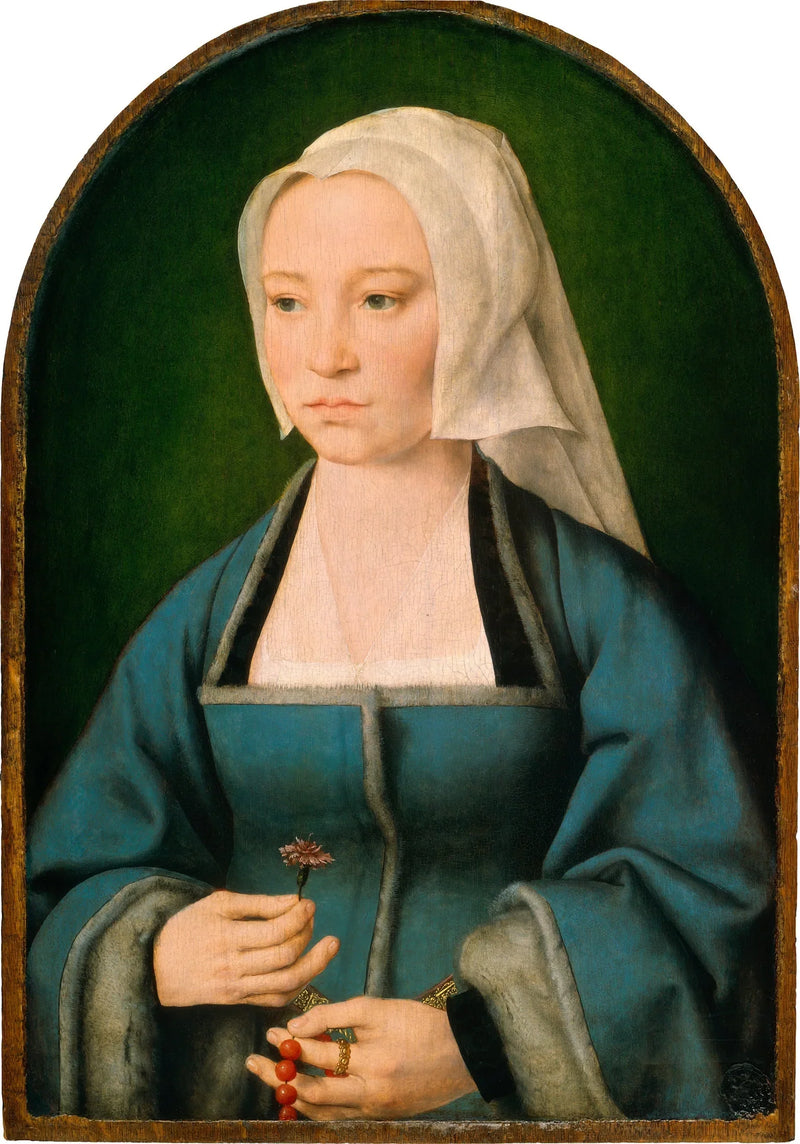 Margaretha Boghe, żona Joris Vézeleer - Joos van Cleve