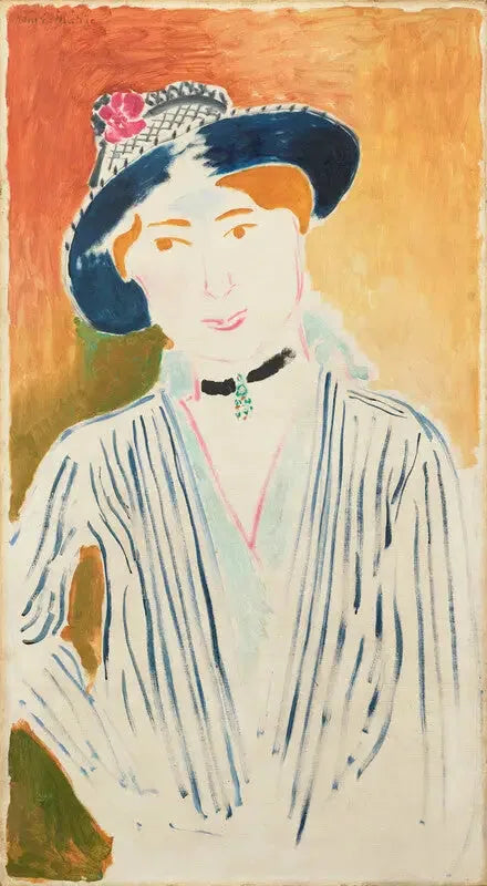 Marguerite w paskowanej kurtce - Henri Matisse