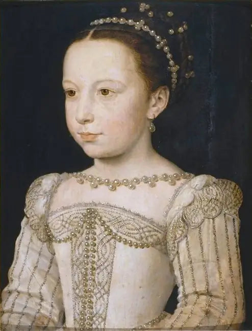 Marguerite de France (1553-1615), future reine de Navarre - François Clouet image 1 reproduction de peinture à l’huile