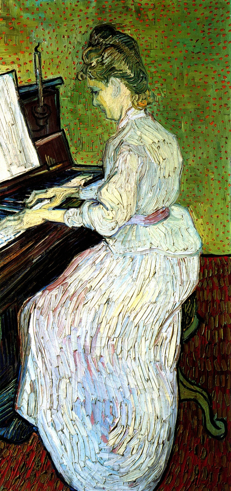 Panna Gachet przy fortepianie - Vincent van Gogh