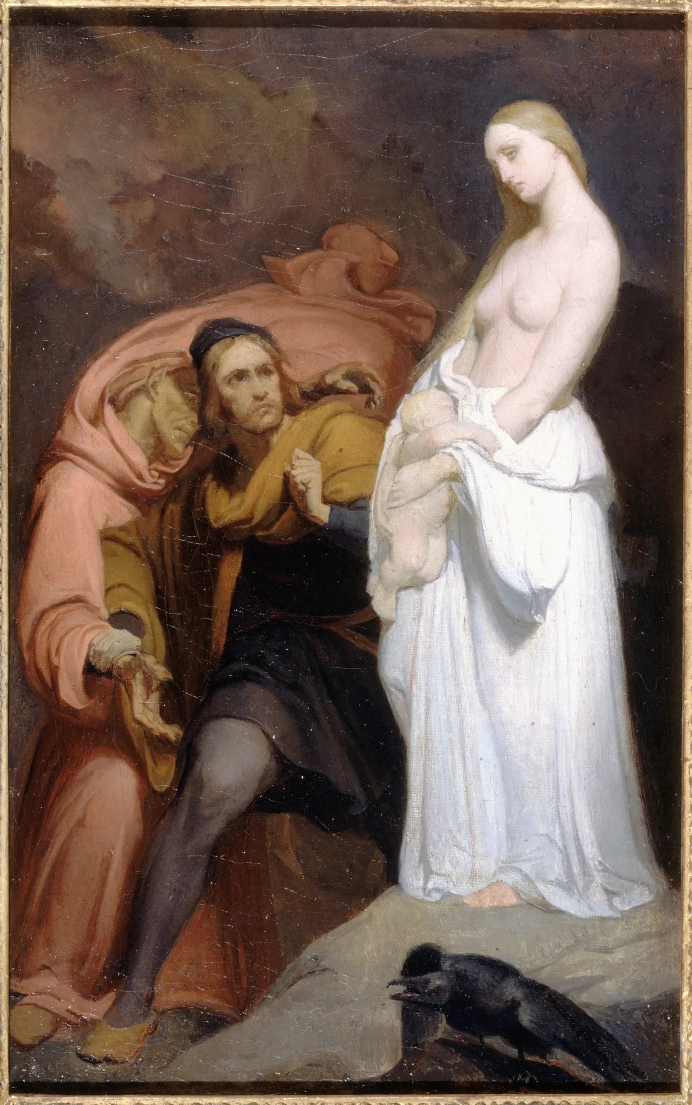Marguerite locataire fils enfant mort - Ary Scheffer image 1 copie peinte à la main à l’huile