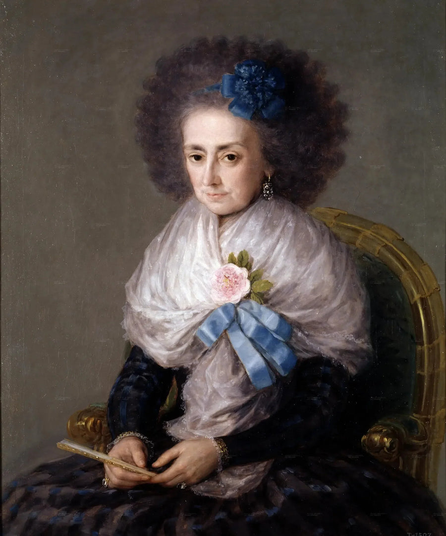 María Antonia Gonzaga, markiza wdowa de Villafranca - Francisco de Goya