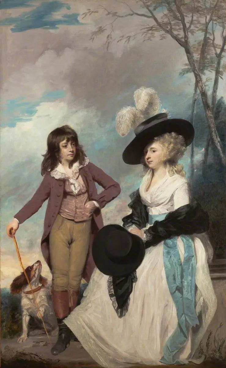 Maria Marow Gideon i jej brat William - Joshua Reynolds